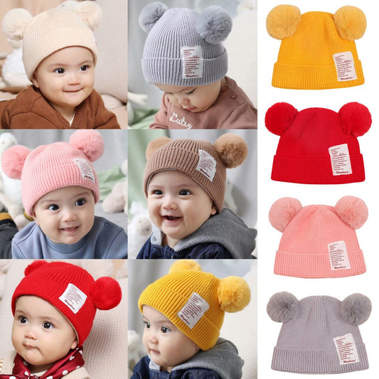 Baby Winter Hat Fashion Boy Girl Cute Bear